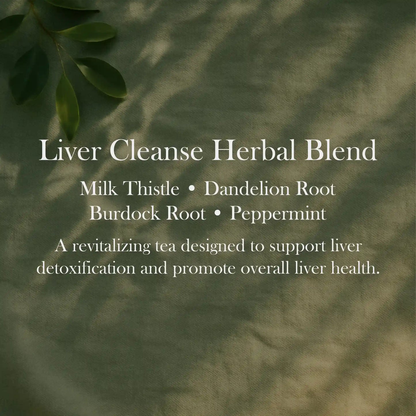 Liver Cleanse Herbal Blend for detox support, liver health, and body purification.